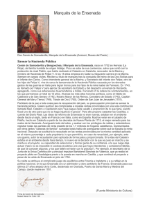 Marqués de la Ensenada - Villaescusa de Palositos