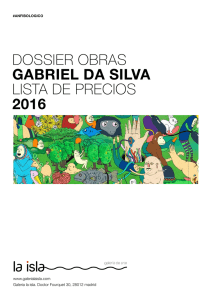 DOSSIER OBRAS GABRIEL DA SILVA LISTA DE PRECIOS 2016