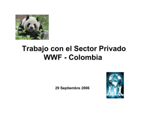 Trabajo con el Sector Privado WWF