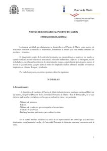 Normas de la visita - Autoridad Portuaria de Marín y Ría de