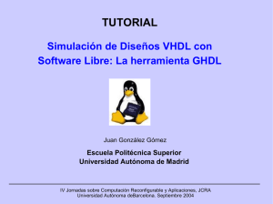 Simulación de Diseños VHDL con Software Libre
