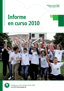 Informe en curso 2010 - 2020 Vision Campaign