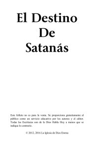 El Destino De Satanás