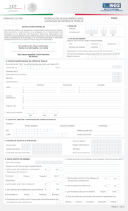 notificación de movimientos en el catálogo de centros de trabajo