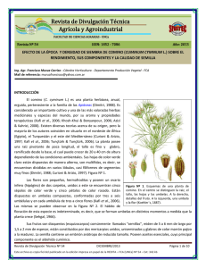 Revista de Divulgación Técnica Agrícola y Agroindustrial