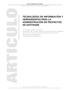 Tecnologías de información y herramientas para la administración