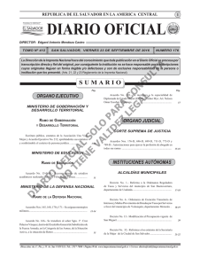 23 - Diario Oficial de la República de El Salvador
