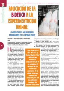 aplicación de la bioética en la experimentación animal