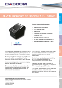 DT-230 Impresora de Recibo POS Térmica