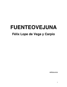 Lope de Vega y Carpio, Felix, FUENTEOVEJUNA