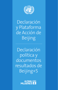 Declaración y plataforma de acción de Beijing