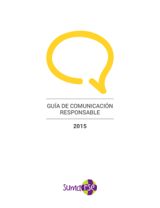 guía de comunicación responsable 2015