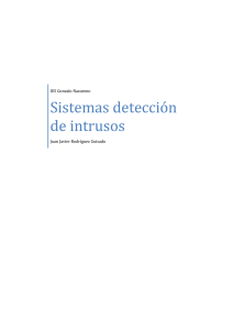 Sistemas detección de intrusos