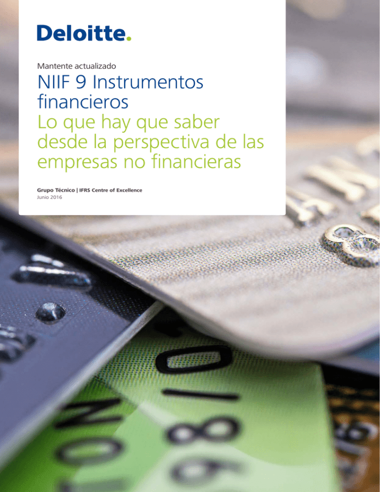 Niif Instrumentos Financieros Lo Que Hay Que Saber