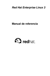 Red Hat Enterprise Linux 3 Manual de referencia