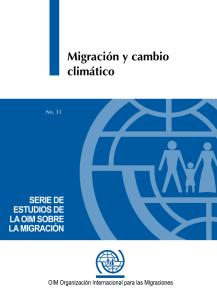 Migración y cambio climático