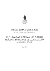 la pluralidad jurídica y los pueblos indígenas en tiempos de
