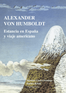 Alexander von Humboldt. La estancia en España y