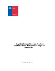 Fondo Nacional de Desarrollo Regional 2008-2012