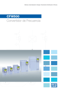 CFW500 Convertidor de Frecuencia