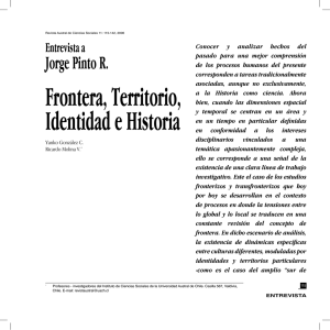Entrevista a Jorge Pinto R: Frontera, Territorio, Identidad e Historia
