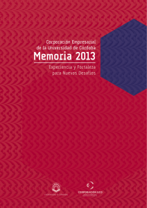 Memoria 2013 - Universidad de Córdoba