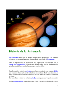 Historia de la Astronomía