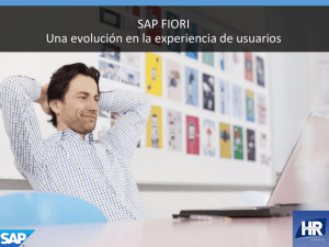 presentación Evolución UX Sap Fiori
