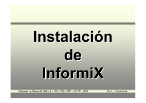 Instalación de InformiX - A/S Leonardo Carámbula