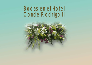 Bodas en el Hotel Conde Rodrigo II