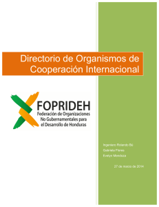 Directorio de Organismos de Cooperación Internacional