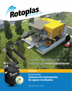 manual de instalación - Rotoplas, más y mejor agua