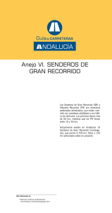 Anejo VI. SENDEROS DE GRAN RECORRIDO