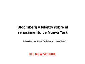 Bloomberg y Piketty sobre el renacimiento de Nueva York