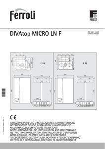 Manual Instrucciones DIVAtop micro LN