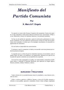 El Manifiesto Comunista, capítulo 1