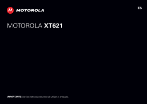 XT621 - Guía del usuario - Motorola Support