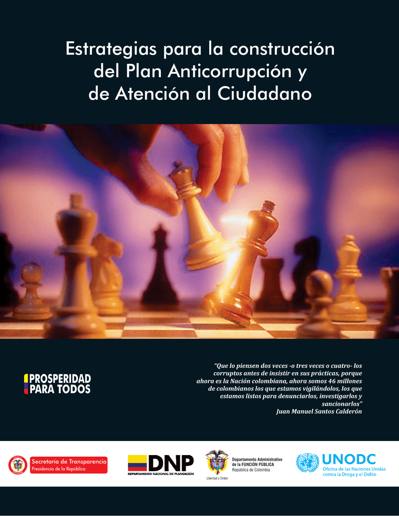 Estrategias Para La Construcci N Del Plan Anticorrupci N Y De