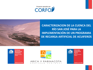 Caracterización de la cuenca Río San José para la implementación