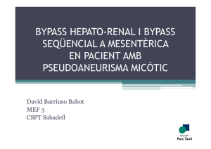 bypass hepato-renal i bypass seqüencial a mesentèrica en pacient