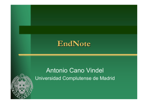 EndNote - Universidad Complutense de Madrid