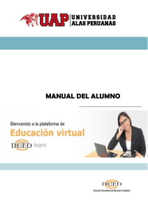 manual del alumno - Login DUED – UAP