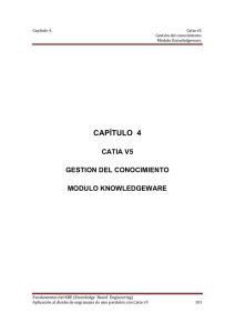 4. Catia v. Gestión del Conocimiento. Módulo Knowledgeware
