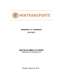 NATALIA ABELLO VIVES - Ministerio de Transporte