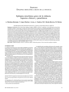 Epilepsia mioclónica grave de la infancia. Aspectos clínicos y