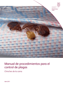 Manual de procedimientos para el control de plagas
