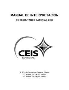 Manual de interpretacion baterias 8º básico 2º y 4º