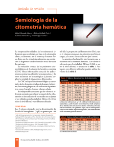 Semiología de la citometría hemática - E-journal