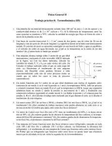 Práctica 8: Termodinámica (III)