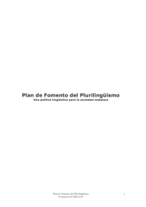 Plan de Fomento del Plurilingüismo